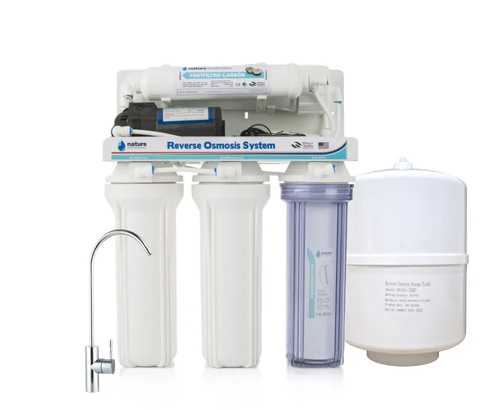 Equipo osmosis inversa 5 etapas con bomba Nature Water Professionals