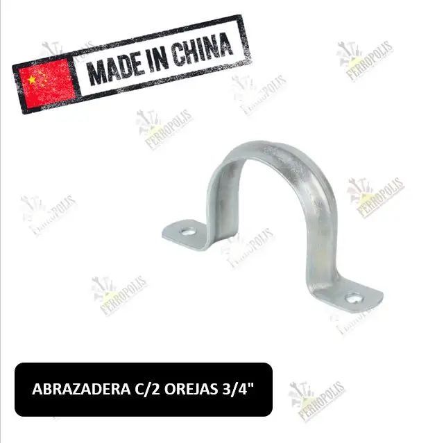 ABRAZADERA C/2 OREJAS 3/4" ( X PAR )