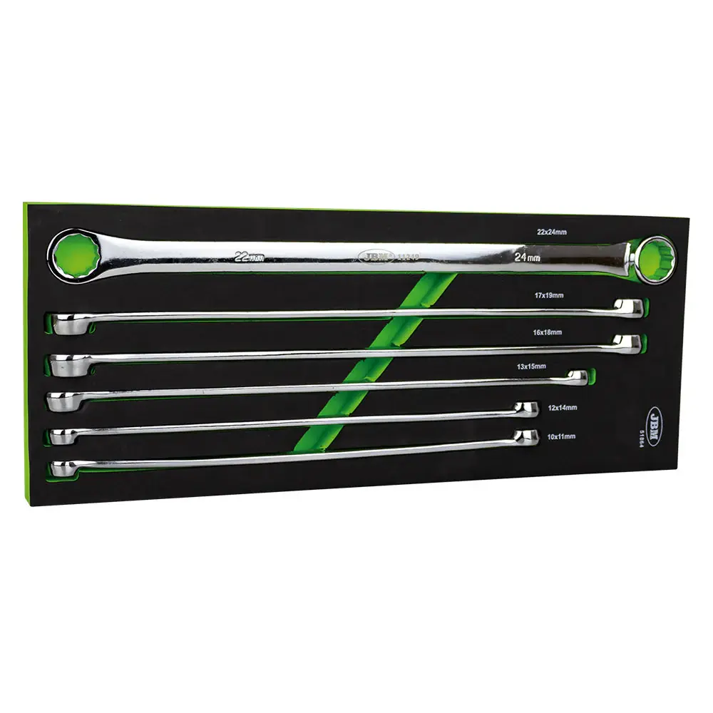 KIT DE 6 LLAVES EXTRALARGAS DE 12 CANTOS - 51864