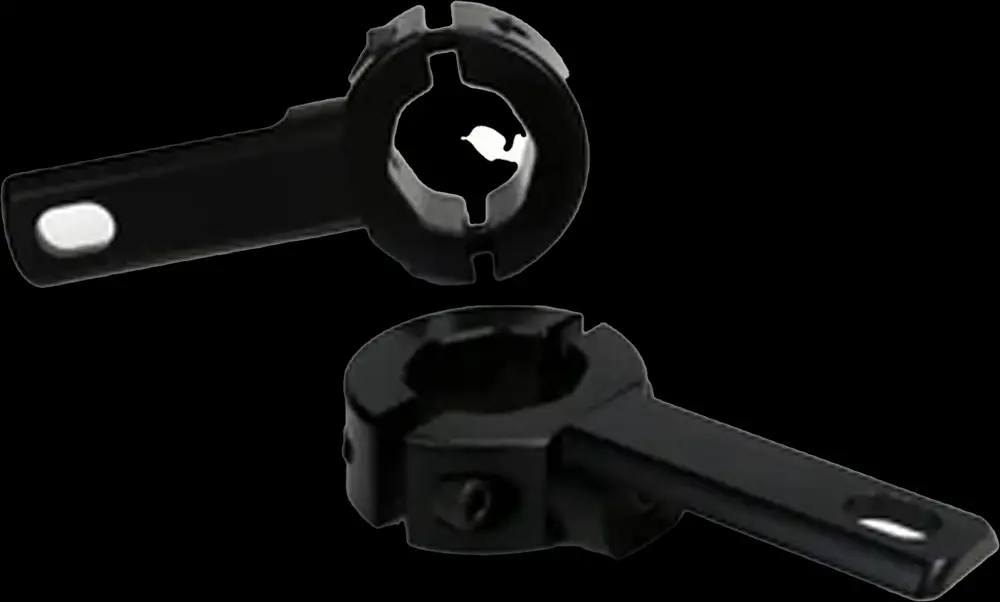 Montaje de luz de conducción: abrazadera de barra articulada de 21 mm 29 mm, negro