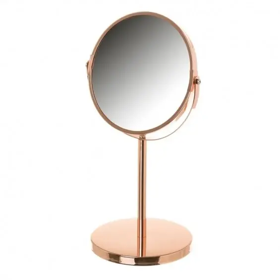 Espejo Sobremesa Cobre 2 Aumentos 18,5x15x34,5 cm Resistente al Agua