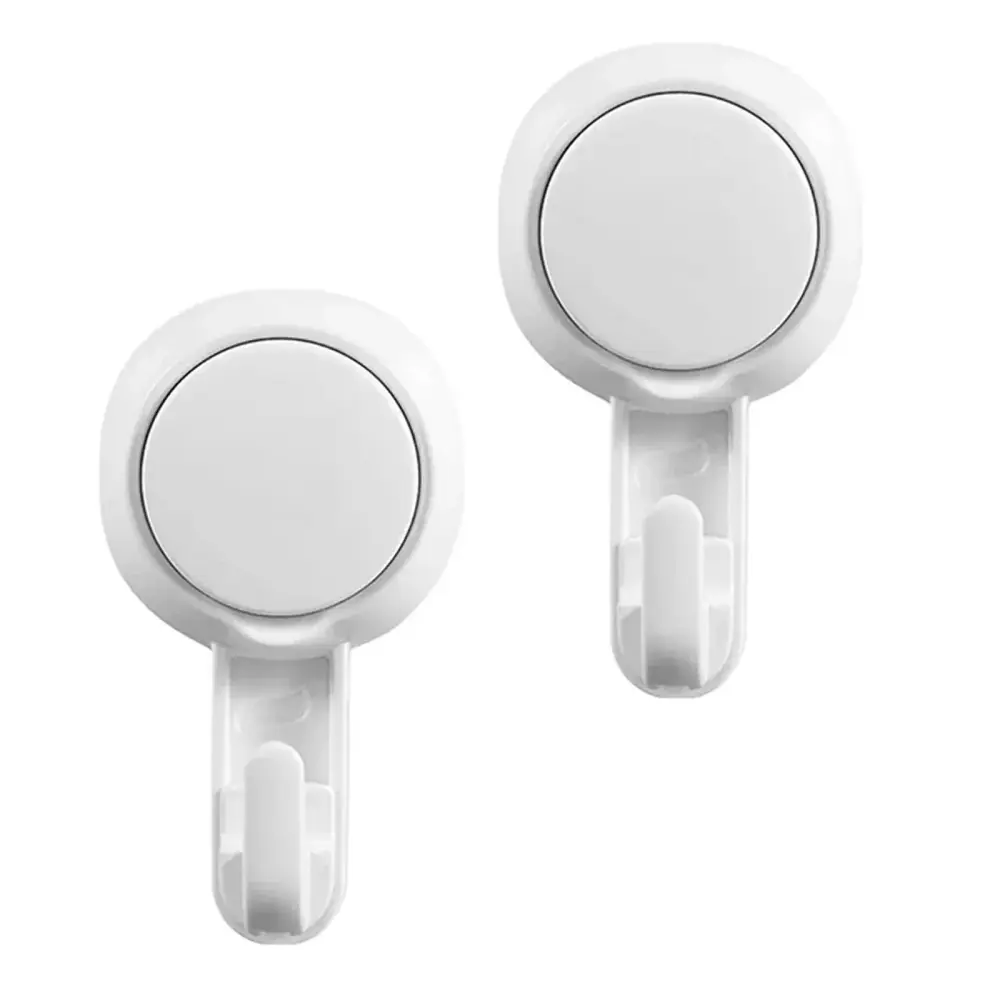 Gancho de Pared con Ventosa Reutilizable para Baño Set x2 Resistente al Agua