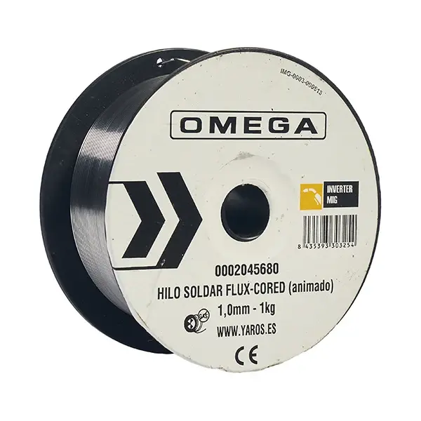 Hilo soldadura flux 1 mm 1kg omega