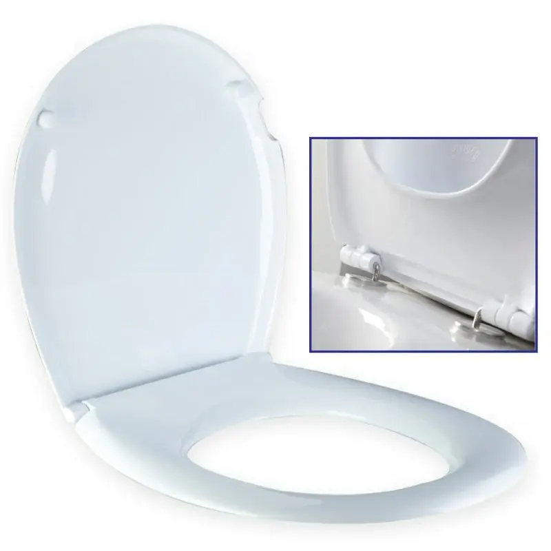 ABATTANT FLORA EN ABS AVEC CHARNIERE INOX – EJIM