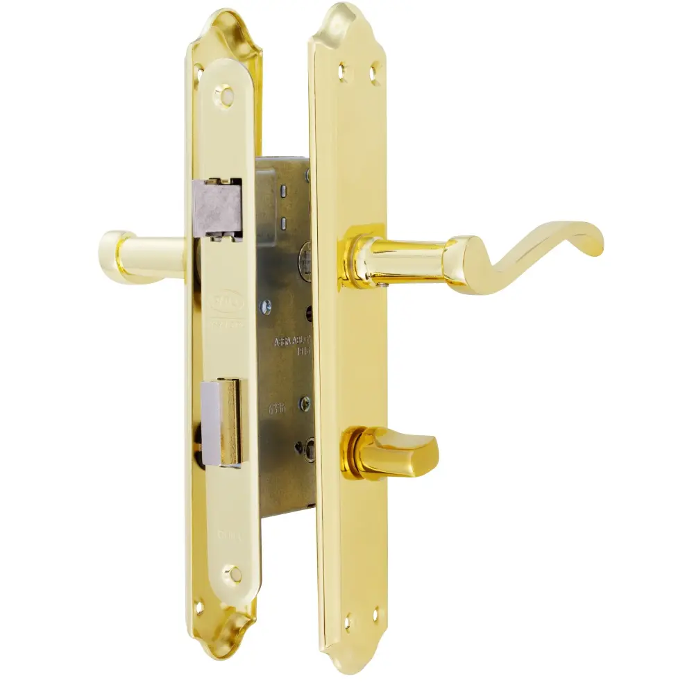 Cerradura Embutida Anna B40 Baño Bronce (Incluye Tornillerí)