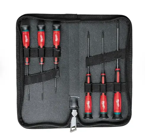 Juego de destornilladores de precisión de 6 piezas con estuche TORX®