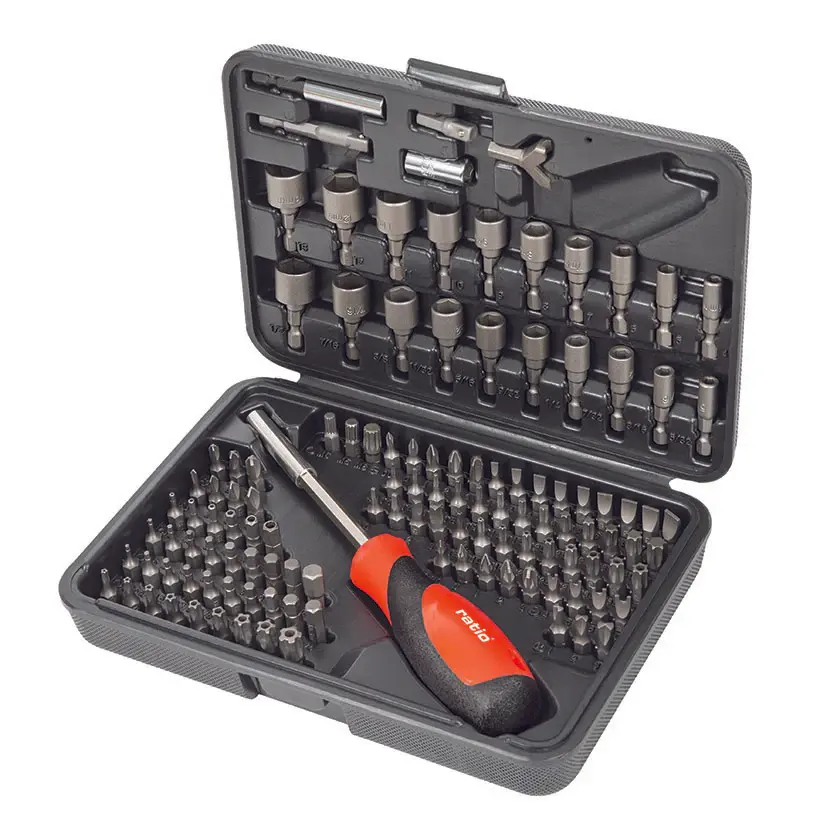 Juego puntas atornillado de seguridad RATIO 6642