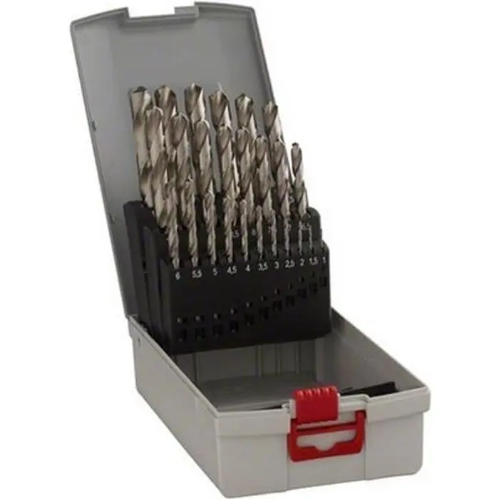 Uso juegos de 25 brocas para metálico rectificado point teqq 1-13 mm Bosch 26085773