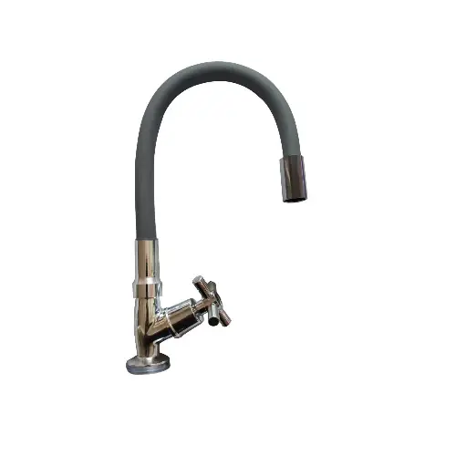 Anticorrosión y Antical GRIFO INDIVIDUAL P/FREGADOR, COLOR GRIS,CUERPO CINC