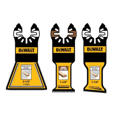 Juego de Hojas Oscilantes DEWALT DWT5015 3-Packs Multi-Materiales