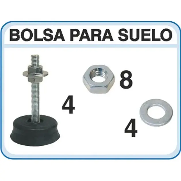 Pack 4 silent blocks para instalación en suelo de aire acondicionado