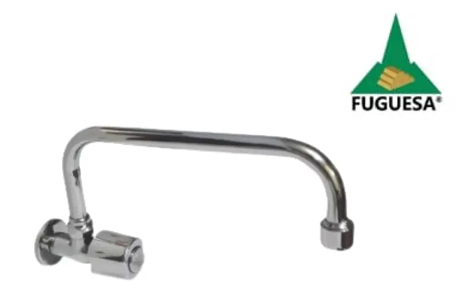 Caño lavatorio cocina cromado Mod. C pared - Fuguesa