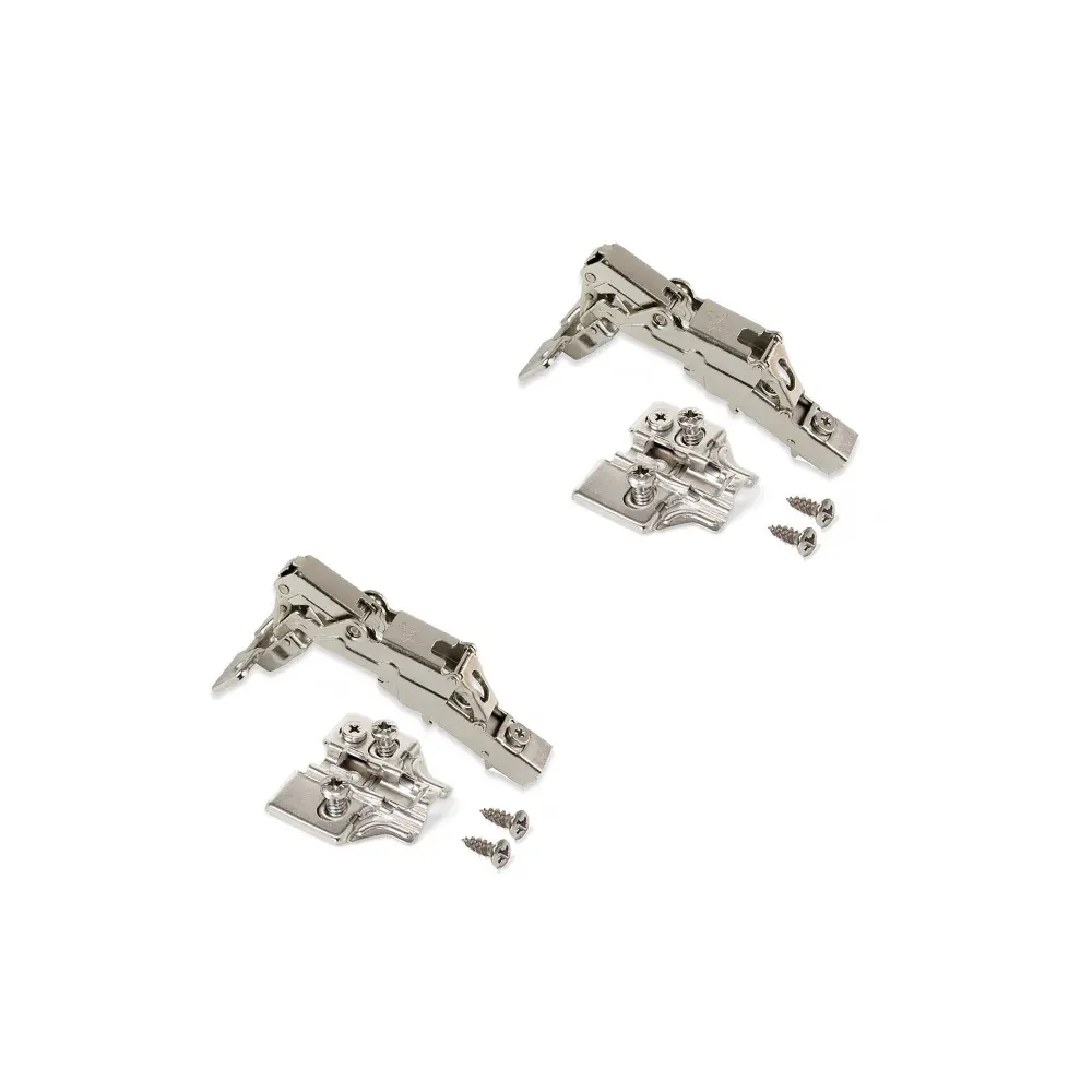 Kit de bisagra recta x91 de apertura 165º con cierre flexible y