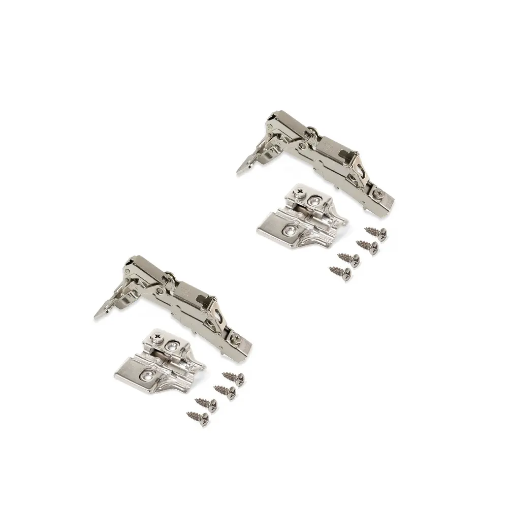 Kit de bisagra recta x91 de apertura 165º con cierre tierno y