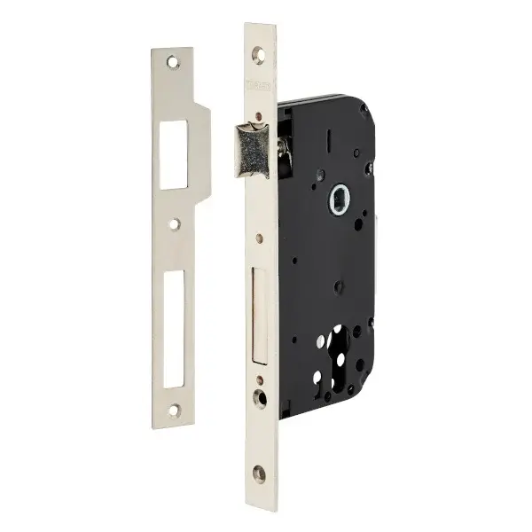 Caja cerradura de embutir 50x70 mm níquel