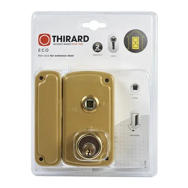 Cerradura sobr. izquierda. p/manill 35x65