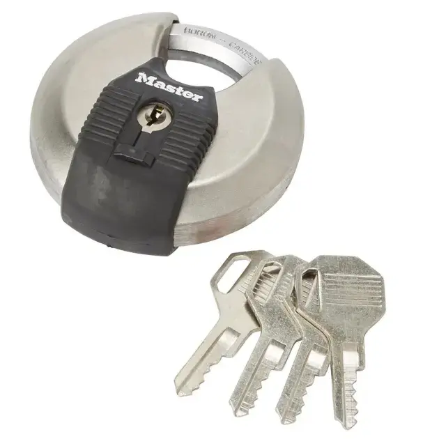 Candado acero redondo 80mm masterlock