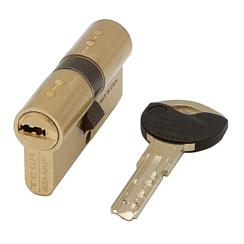 Cilindro de alta seguridad tesa tx85 30 x 40 lt r15 leva larga