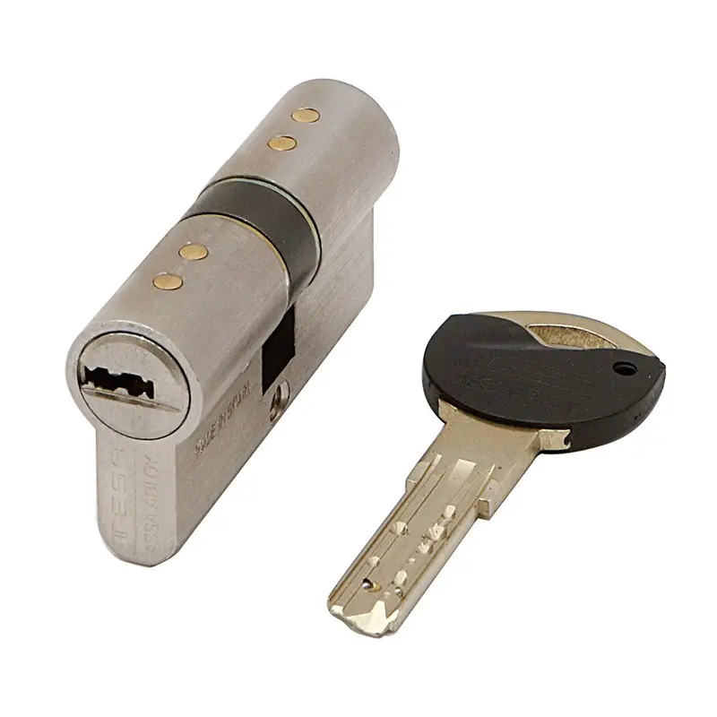 Cilindro niquelado tesa tx80 sensor 70mm (40+30) - alta seguridad - 5 llave