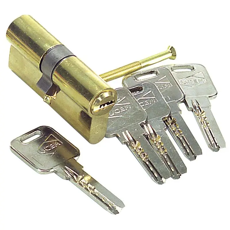 Cilindro europerfil ucem seguridad 2000s2 33x33 lp r15 doble embrague