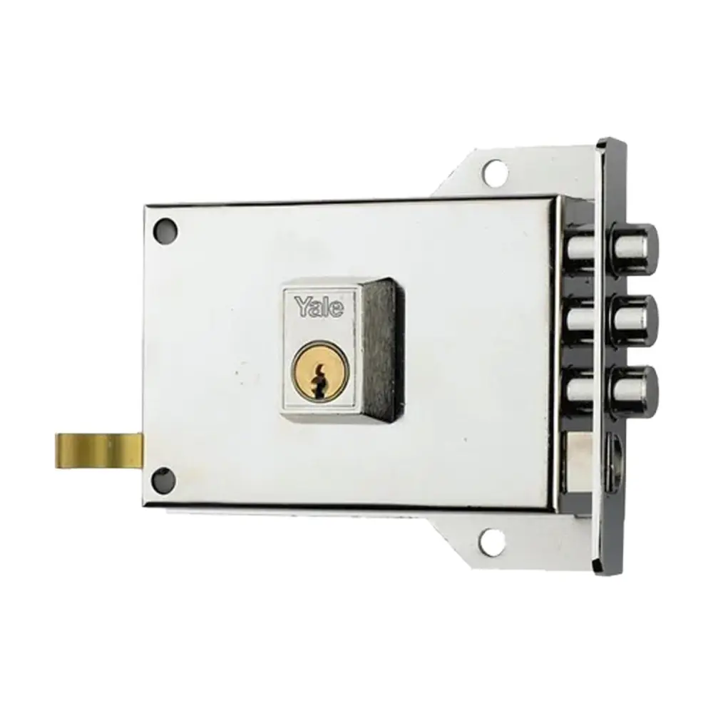 Cerradura yale azbe 7 hn 120 derecha de sobreponer antipalanca
