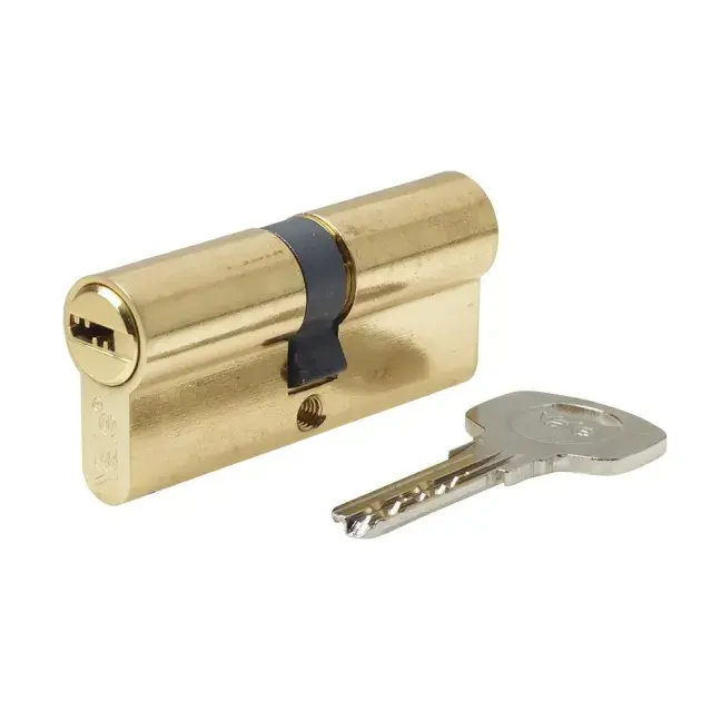 Cilindro de alta seguridad latón 35 x 35 mm yale