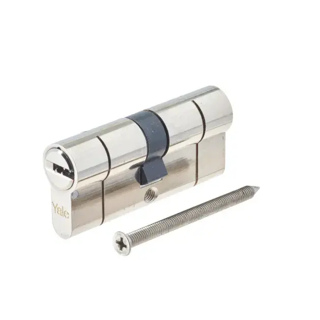Cilindro de máxima seguridad níquel 35 x 35 mm yale