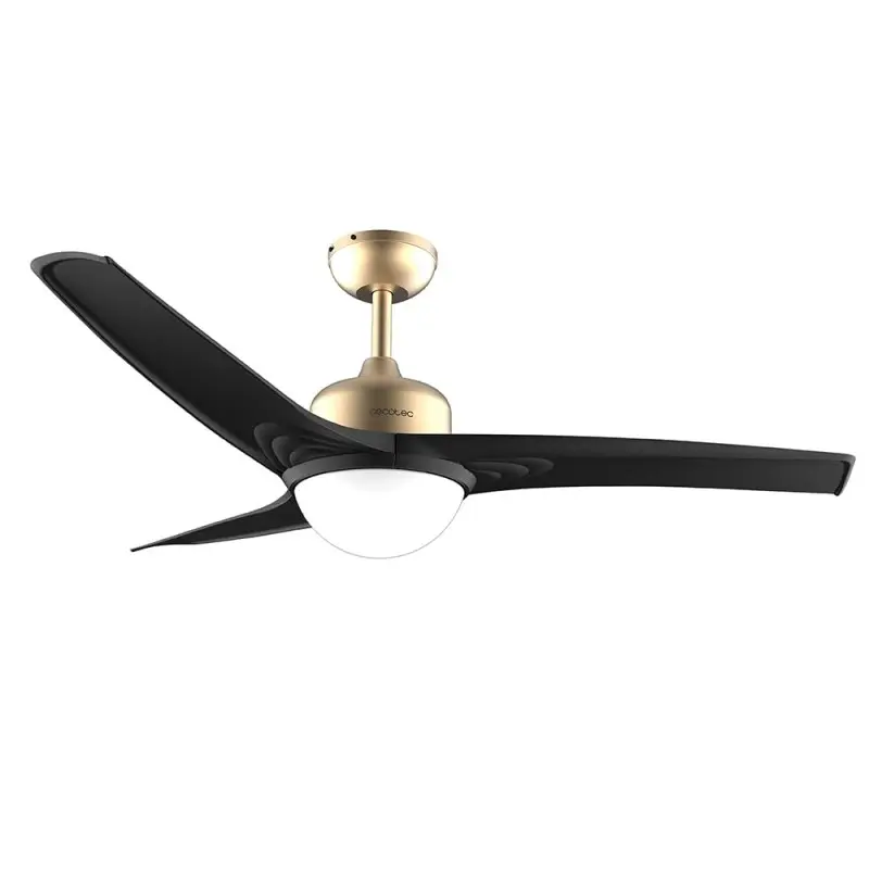 Cecotec ventilador de techo con luz energysilence aero 560 goldblack cecote