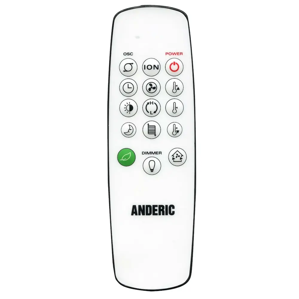 Control remoto Anderic para ventiladores y calentadores verticales Lasko - RRLAS001