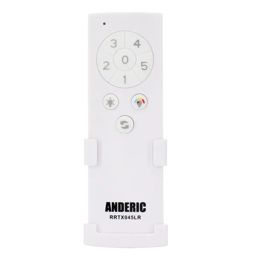 Control remoto para ventilador de techo Anderic TX045-LR para decoración del hogar - RRTX045-LR