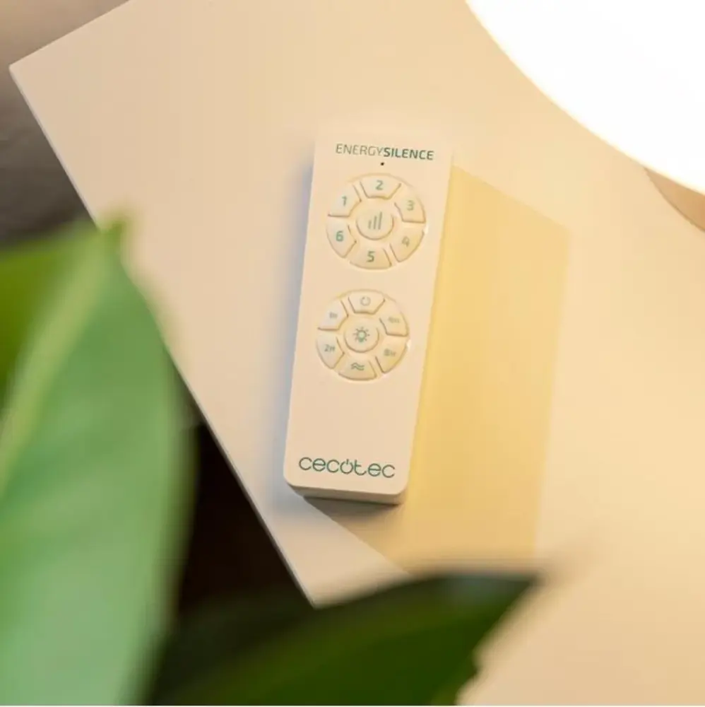 Ventilador de techo Cecotec Energysilence Aero 4200 35W aspas retráctiles con luz LED Ø106 cm