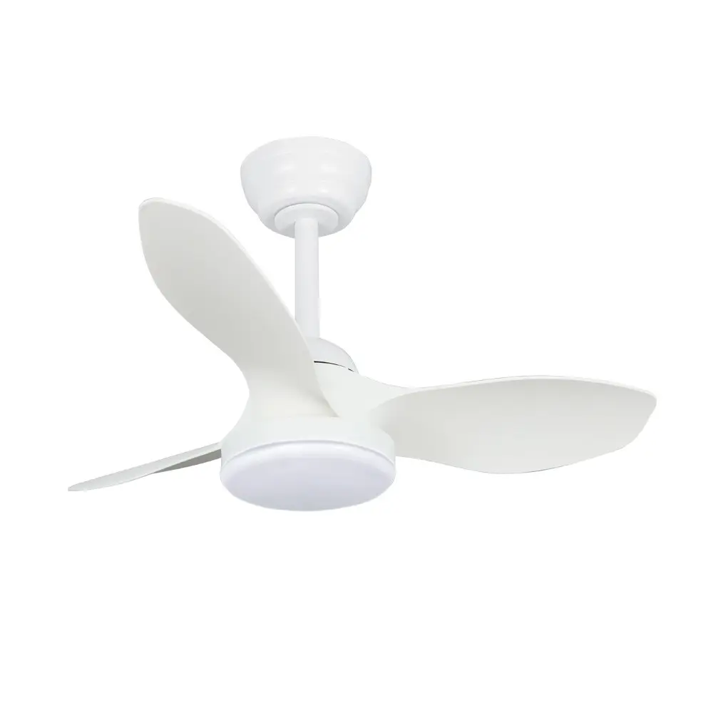Ventilador de techo con luz LED 20w pequeño cavil mini s blanco 3cct oscuro