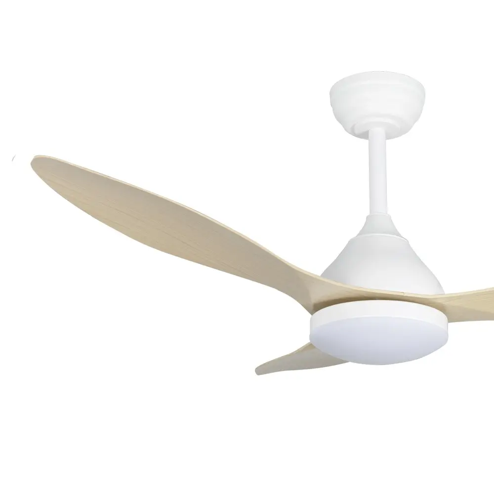 Ventilador de techo con luz LED 20w cavil blanco+madera 3cct tenue ø120cm