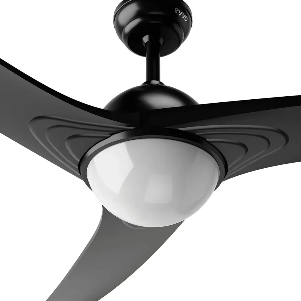 Ventilador de techo Evvo V522 DC 60W luz LED Ø132 cm