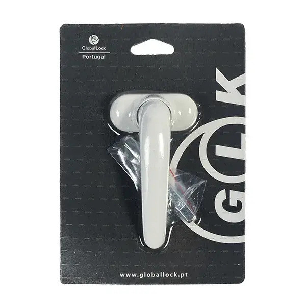 Manilla eu roseta oval blanca