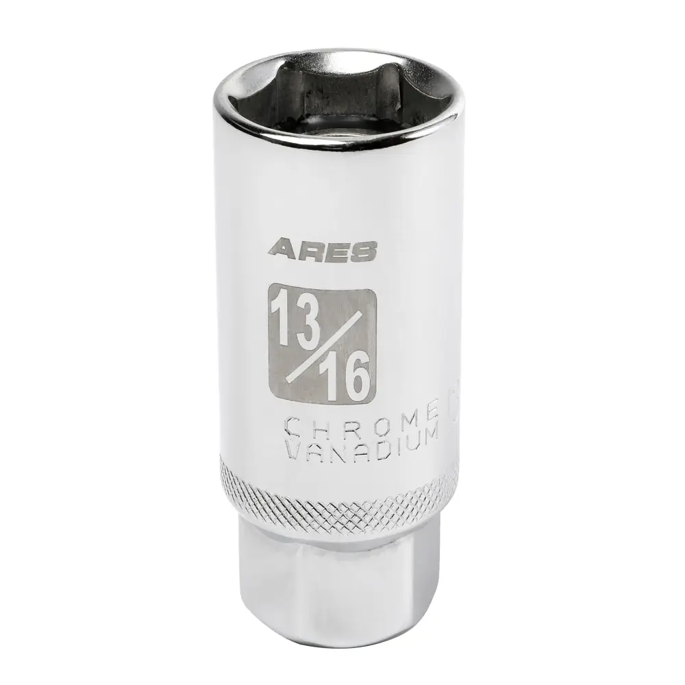 ARES 11019 - Dado magnético para bujías de 13/16 pulgadas y 3/8 pulgadas