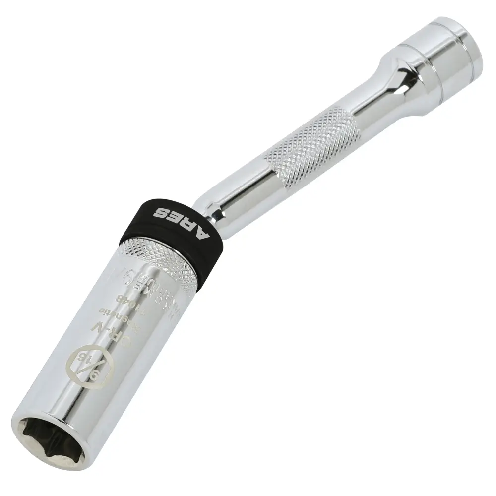 ARES 11048 - Dado para bují giratorio magnético de 3/8" y 9/16"