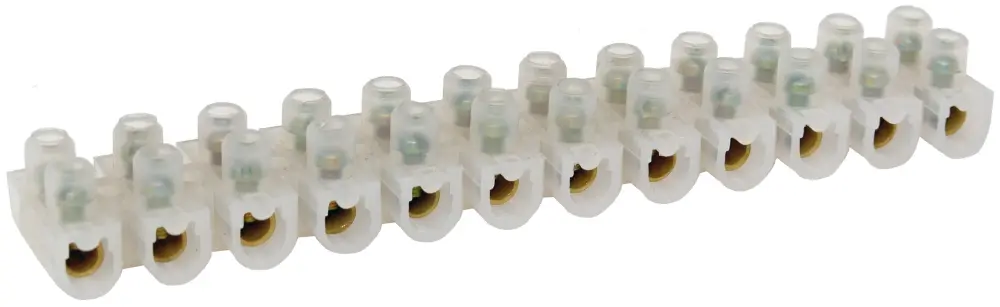 REGLETA CONEXION 12 POLOS BLANCA VOLTIMERC CABLE 10MM2