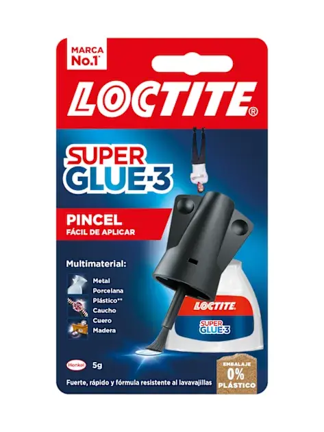 Adhesivo super glue-3 con pincel loctite