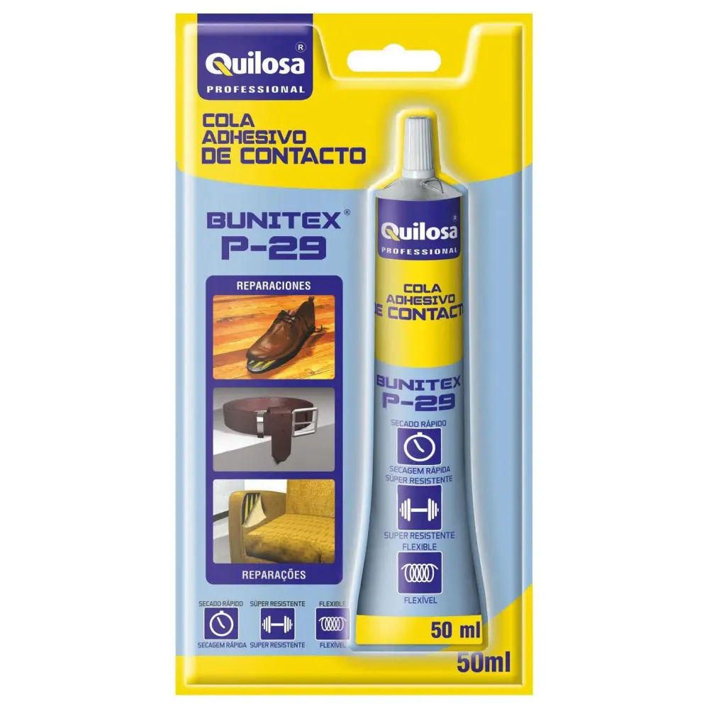 Cola contacto bunitex p-29 50ml. Clamshell Quilosa
