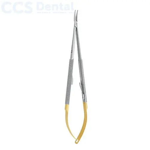 Profesional de Alta Precisión Porta agujas 18cm curvo recubrimiento de diamante