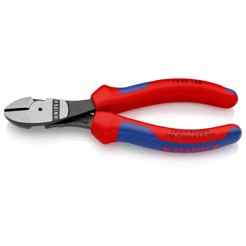 Alicate de corte diagonal - knipex - 160mm - rojo - bimaterial Aginco