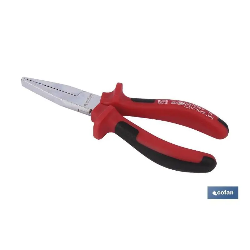 Alicate boca plana 1000v 6(160mm) Cofan