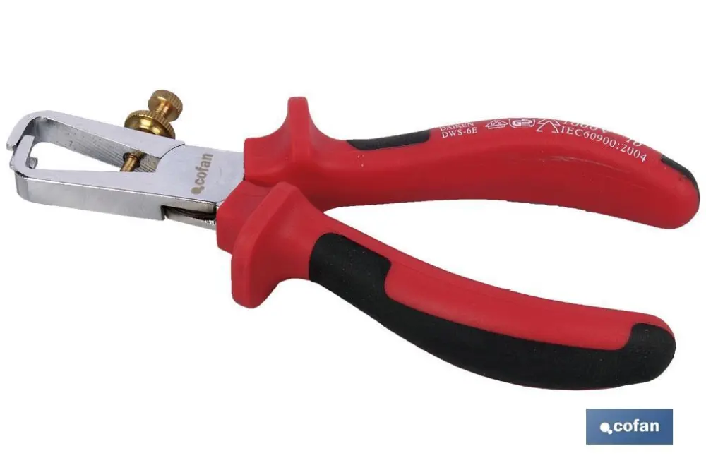 Alicate pelacables 1000v 6(160mm) Cofan