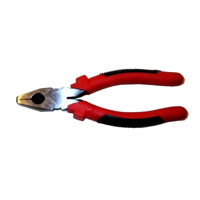 Lams alicate universal 8 con mango negro y rojo c0013 Fplus