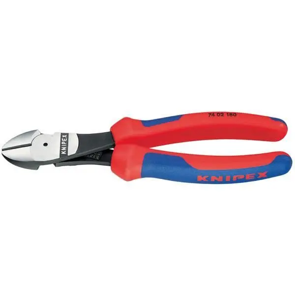 Alicate de corte lateral knipex - modelo 7402180 - alta reducción - 180 mm Outifrance