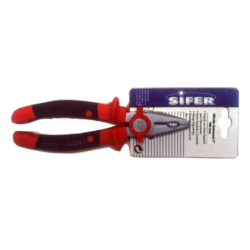 Alicate universal 8 satinado e0111 profesional sifer