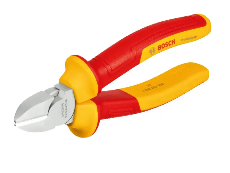 Alicate BOSCH de corte lateral aislado VDE, 160 mm Profesional