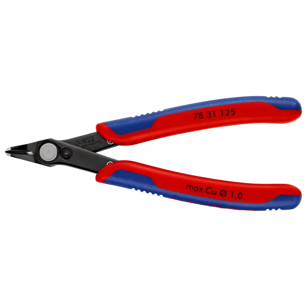 Alicate de corte para electrónica superknips 125 mm con cabeza estrecha y m Hecho de Acero Forjado