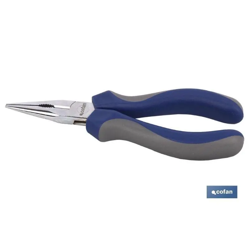 Alicates punta c/muelle 8